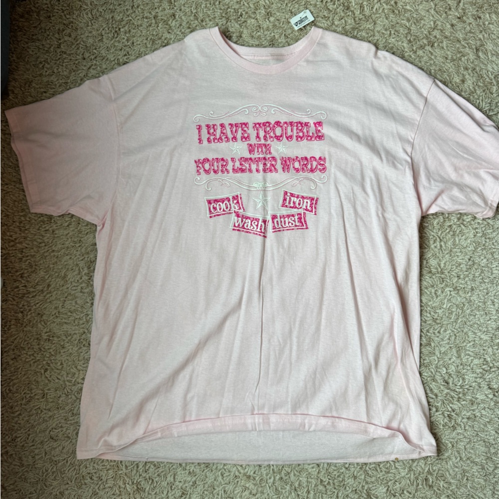 Women's Light Pink Graphic Tee